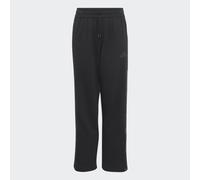 Sporthose ADIDAS SPORTSWEAR "SEASONAL ESSENTIALS CAMO FRENCH TERRY KIDS", Mädchen, Gr. 128, N-Gr, schwarz, carbon,, Obermaterial: 55% Baumwolle, 36% Polyester, 9% Viskose, Hosen Sporthose (53699861-12