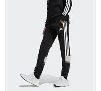 Sporthose ADIDAS SPORTSWEAR "SEASONAL ESSENTIALS TIBERIO 3-STREIFEN KIDS", Mädchen, Gr. 176, N-Gr, schwarz (schwarz, weiß, grau two,), Obermaterial: 70% Baumwolle, 30% Polyester, Hosen Sporthose, für 