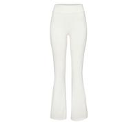 Sporthose BENCH. LOUNGEWEAR, Damen, Gr. 36/38, N-Gr, wollweiß, Jersey, Obermaterial: 95% Baumwolle, 5% Elasthan, unifarben, lang, Hosen Sporthose, mit Schlag (64197916-36) wollweiß
