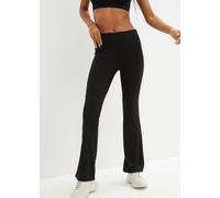 Sporthose BONPRIX, Damen, Gr. 56/58 (XXXL), N-Gr, schwarz, Obermaterial: 85% Polyester, 15% Elasthan, unifarben, slim fit, Hosen Sporthose, aus Powerstretch-Material, Slim Fit Passform, mit Gesäßtasch