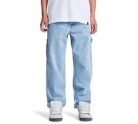 Sporthose DC SHOES "Carpenter Baggy", Mädchen, Gr. 14(155-164cm), indigo light, Obermaterial: 75% Walkfrottier, 25% Walkfrottier;, Hosen Sporthose (20616006-14) indigo light