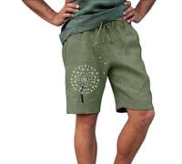 Sporthose für Herren, normale Passform, kurze Arbeitshose für Herren, Freizeithose, modisch, lässig, Sommer, bedruckte Taschen-Shorts, Jogging-Shorts, Jogging-Shorts, grün, XXL