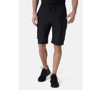 Sporthose HERO BY JOHN MEDOOX "NOAH Joggingshorts", Herren, Gr. M, schwarz, Sweatware, 95% Polyester, 5% Elasthan, gerade kurz, Hosen Sporthose, Sporthose Bequemer Oberschenkel Casual Baumwollmischung