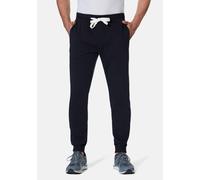 Sporthose HERO BY JOHN MEDOOX "Soft Sweat Hero by John Medoox Sweathose", Herren, Gr. M, blau (navy), Sweatware, 65% Baumwolle, 25% Polyester, 10% Viskose, gerade lang, Hosen Sporthose, Bequemer Obers