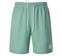 Sporthose Kurz Herren, Sweat Shorts Herren, Textur Kurze Hosen Mit Taschen Sommer Lässig Loose Shorts Elastische Taille Männer Shorts Bermuda Kurz Hose Leicht Sommershorts Gummizug Freizeithose