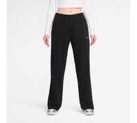 Sporthose NIKE SPORTSWEAR "W NSW OFFLN CHLL FT OH MR PANT", Damen, Gr. M, N-Gr, schwarz, schwarz,, Obermaterial: 70% Baumwolle, 30% Polyester, Hosen Sporthose, sportlicher Stil, für Freizeit und Train