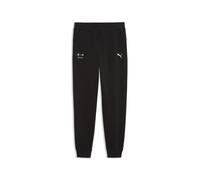 Sporthose PUMA "BMW M MOTORSPORT Essentials Hose Jugendliche", Mädchen, Gr. 140, Normalgrößen, schwarz, Obermaterial: 68% Baumwolle, 32% Polyester. Unterer Saum: 97% Baumwolle, 3% Elasthan. Seitentasc
