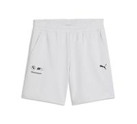 Sporthose PUMA "BMW M MOTORSPORT Essentials Shorts Herren", Herren, Gr. XL, Normalgrößen, silber mist gray, Obermaterial: 68% Baumwolle, 32% Polyester. Kapuzenfutter: 100% Baumwolle. Seitentasche - Ob