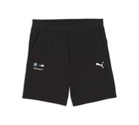 Sporthose PUMA "BMW M MOTORSPORT Essentials Shorts Jugendliche", Mädchen, Gr. 164, Normalgrößen, schwarz, Obermaterial: 68% Baumwolle, 32% Polyester. Tasche - Oben: 100% Baumwolle, regular fit, Hosen 