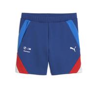 Sporthose PUMA "BMW M MOTORSPORT Sportswear Shorts Jugendliche", Mädchen, Gr. 116, Normalgrößen, pro blau m color, Obermaterial: 68% Baumwolle, 32% Polyester. Einsatz: 72% Baumwolle, 28% Polyester. Vo
