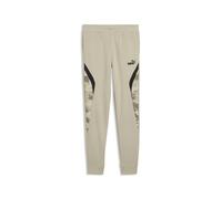 Sporthose PUMA "Essentials Camo Jogginghose Jungen", Kinder, Gr. 152, Normalgrößen, beige (pebble gray beige), Obermaterial: 68% Baumwolle, 32% Polyester. Rippe: 97% Baumwolle, 3% Elasthan. Tasche - O