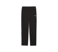 Sporthose PUMA "Essentials High-Waist Straight-Leg Hose Mädchen", Kinder, Gr. 128, Normalgrößen, schwarz, Obermaterial: 62% Polyester, 4% Elasthan, 34% Baumwolle, bedruckt, regular fit, Hosen Sporthos