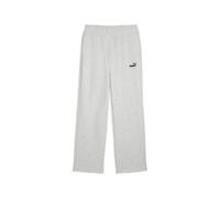 Sporthose PUMA "Essentials Small No. 1 Logo Comfort Straight Hose Damen", Damen, Gr. XS, Normalgrößen, light gray heather, Obermaterial: 66% Baumwolle, 34% Polyester; Tasche - Oben: 100% Baumwolle, un