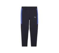 Sporthose PUMA "Evostripe Hose Jungen", Kinder, Gr. 140, Normalgrößen, schwarz (new navy blau), Obermaterial: 23% Polyester, 77% Baumwolle. Einsatz: 81% Baumwolle, 19% Polyester. Seitentasche - Oben: 