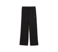 Sporthose PUMA "HER High-Waist Wide Leg Hose Damen", Damen, Gr. XL, Normalgrößen, schwarz, Obermaterial: 58% Baumwolle, 38% Polyester, 4% Elasthan. Futter: 100% Polyester, unifarben, comfort fit, Hose
