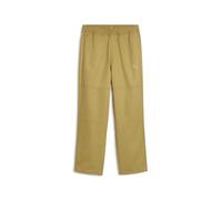 Sporthose PUMA "Porsche Legacy Lifestyle Hose Herren", Herren, Gr. M, Normalgrößen, coffee milk beige, Obermaterial: 100% Baumwolle. Taschenfutter: 100% Polyester, regular fit, Hosen Sporthose (930410