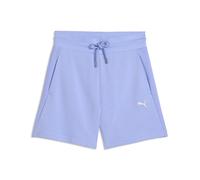 Sporthose PUMA "PUMA Class High-Waist Shorts Damen", Damen, Gr. S, Normalgrößen, intense lavender lila, Obermaterial: 32% Polyester, 68% Baumwolle; Taschenfutter: 100% Baumwolle; Einsatz: 60% Baumwoll