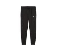 Sporthose PUMA "PUMA Sport Camo Fleece-Jogginghose. Jungen", Kinder, Gr. 152, Normalgrößen, schwarz, Obermaterial: 34% Polyester, 66% Baumwolle. Rippe: 3% Elasthan, 97% Baumwolle. Tasche - Oben: 100%