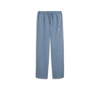 Sporthose PUMA "T7 Relaxed Washed Twill Hose Jugendliche", Kinder, Gr. 140, Normalgrößen, blau (cool blau), Obermaterial: 100% Baumwolle. Taschenfutter: 20% Baumwolle, 80% Polyester, unifarben, relaxe