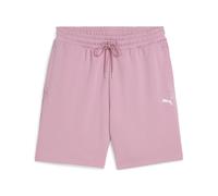 Sporthose PUMA "WARDROBE ESS Relaxed 7" Shorts Herren", Herren, Gr. L, Normalgrößen, rosa (poised pink), Obermaterial: 100% Baumwolle; Seitentasche - Oben: 100% Baumwolle; Rücktaschenbeutel: 100% Baum