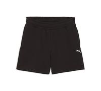 Sporthose PUMA "Wardrobe Essentials Relaxed Shorts Damen", Damen, Gr. S, Normalgrößen, schwarz, Obermaterial: 68% Baumwolle, 32% Polyester. Taschenfutter: 100% Baumwolle, unifarben, relaxed fit, Hosen