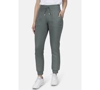 Sporthose STOOKER WOMEN "JUDY Season Edition Sporthose", Damen, Gr. 48/50, grün (balsam grün), angeraute Sweatware, 60% Baumwolle, 40% Polyester, gerade lang, Hosen Sporthose, Sporthose Regular Fit Sp