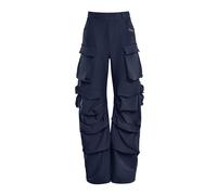 Sporthose WINSHAPE "Functional Comfort Cargo Pants CP101C", Damen, Gr. XL, Normalgrößen, grau (anthrazit), 85% Polyester, 15% Elasthan, Hosen Sporthose, mit Taschen (62020506-XL) anthrazit