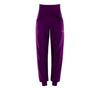 Sporthose WINSHAPE "Functional Comfort Leisure Time Trousers LEI101C", Damen, Gr. XS, Normalgrößen, lila (schwarz plum), 85% Polyester, 15% Elasthan, Hosen, High Waist (27871505-XS) schwarz plum