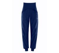 Sporthose WINSHAPE "Functional Comfort Leisure Time Trousers LEI101C", Damen, Gr. XXL, Normalgrößen, blau (dunkelblau), 85% Polyester, 15% Elasthan, Hosen, High Waist (26342830-XXL) dunkelblau