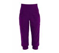 Winshape Damen Functional Comfort ¾ Leisure Trousers Lei201c Lässige Hose, Dark-Plum, M EU