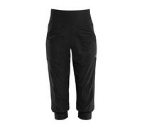 Sporthose WINSHAPE "Functional Comfort ¾ Leisure Trousers LEI201C", Damen, Gr. XS, Normalgrößen, schwarz, 85% Polyester, 15% Elasthan, Hosen Sporthose, High Waist (50685904-XS) schwarz