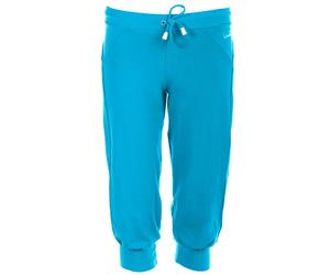 Sporthose WINSHAPE "WBE5", Damen, Gr. XS, Normalgrößen, blau (türkis), 90% Baumwolle, 10% Elasthan, Hosen Sporthose, 3/4-Trainingshose (98254354-XS) türkis