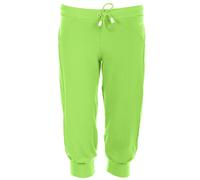 Sporthose WINSHAPE "WBE5", Damen, Gr. XS, Normalgrößen, grün (apfelgrün), 90% Baumwolle, 10% Elasthan, Hosen Sporthose, 3/4-Trainingshose (76479916-XS) apfelgrün