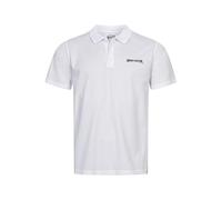 SPORTINATOR® Essentials Herren Trainings- und Fitnessbekleidung aus atmungsaktivem Mesh-Material für Sportaktivitäten. Shirt, Poloshirt oder Shorts (as3, Alpha, m, Regular, Regular, Polo weiß)