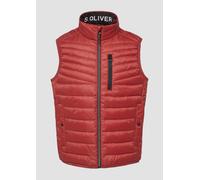 Sportive Steppweste mit Kontrastdetails | 360° Circular Vision L rot 2161101.3556.L