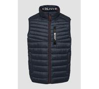 Steppweste S.OLIVER, Herren, Gr. M, weste outdoor, Web, Obermaterial: 100% Polyester, kontrastfarbene Details, casual, Westen, mit kontrastfarbenen Details (54972645-M) weste outdoor