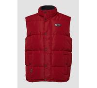 Sportive Steppweste mit Logo-Details 3XL rot 2172099.3626.3XL