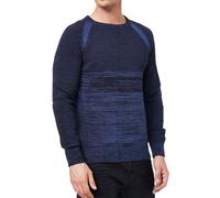 Sportiver Herren Rundhals-Pullover Feinstrick-Sweater 13417 Marine 2XL