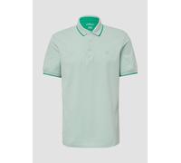 s.Oliver Sportives Piqué-Poloshirt mit Kontrast-Details ozeangrün XL