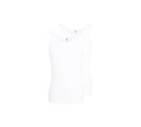 CECEBA Herren Tank-Top weiß uni 2er Pack 8