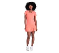 Tennis T-Shirt V-Ausschnitt Damen & Mädchen, apricot L