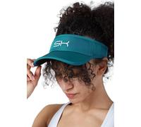 Sportkind Tennis, Running, Golf Sonnen Visor, Petrol grün