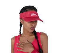 Sportkind Tennis, Running, Golf Sonnen Visor, pink