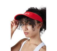 Sportkind Tennis, Running, Golf Sonnen Visor, rot