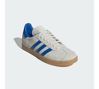 Sneaker ADIDAS ORIGINALS "GAZELLE", Gr. 40, aluminium, blau, gum 3, Leder, Synthetik, sportlich, Schuhe (17271910-40) aluminium, blau, gum 3