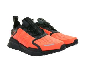 sportliche adidas NMD_V3 Sneaker nachhaltige Lauf-Schuhe für Damen und Herren mit BOOST Dämpfung GX2088 Orange/Schwarz 40