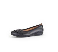 Gabor Damen Klassische Ballerinas, Frauen Flats,Ausgehschuhe,Abendschuhe,Slip-ons,klassisch elegant,Ballerinen,Pumps,flach,schwarz,39 EU / 6 UK