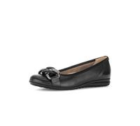 sportliche Ballerinas schwarz (uni+cdf) - Gr. - 40.5 EU | 7 UK