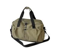 Sportliche, faltbare Reisetasche mit Nass- und Trocken-Aufbewahrungszonen, Stoff für Fitnessstudio-Kleidung, Badeanzüge und kurzstolperresistentes Fitness-Set, grün, Mass Beauty