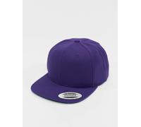FLEXFIT Unisex 6-Panel Snapback Kappe Flache Cap 6089M purple one size